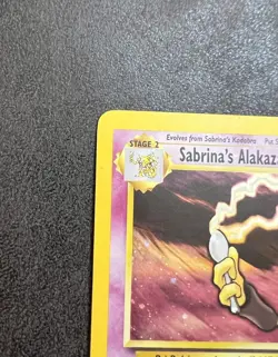 2000 SABRINA'S ALAKAZAM 16/132 GYM CHALLENGE HOLO RARE POKEMON TCG HP - Image 5