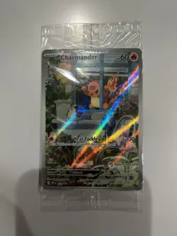 Pokemon Center Exclusive Charmander SVP 044 Obsidian Flames Promo Stamp Sealed - Image 1