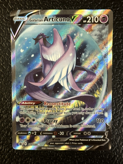 Galarian Articuno V Alternate Art 170/198 - Pokemon TCG Chilling Reign - LP - Image 1