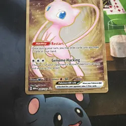 Pokemon TCG 151 MEW EN 205/165 Mew EX Metal Card Promo - Image 3
