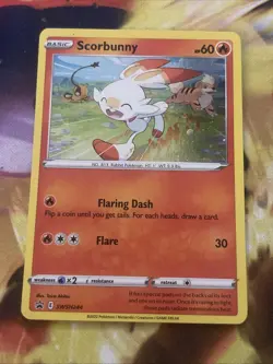 Scorbunny - (Cosmos Holo) Promo SWSH: Sword & Shield Promo Cards SWSH244 NM - Image 1