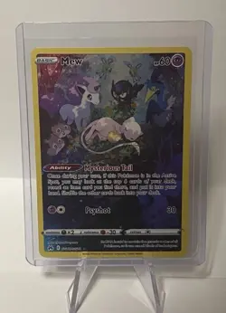 Pokemon Mew TCG Ultra Rare Holo Card Crown Zenith: Galarian Gallery #GG10/GG70 - Image 1