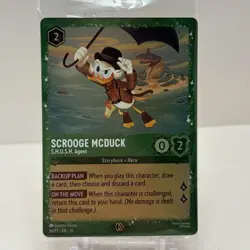 Disney Lorcana Promo Cards Scrooge McDuck S.H.U.S.H. Agent NM 36/p3 - Image 1