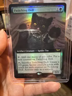 MTG Twitching Doll Extended Art Buy-A-Box Promos BABP Card Magic the Gathering - Image 1
