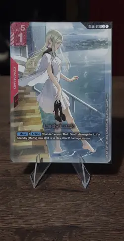 Lady Luck ST08-013 C+ Flash of Radiance Textured Foil Gundam Card Game NM/M - Image 1