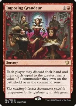 Imposing Grandeur Commander: Innistrad: Crimson Vow Rare NM - Image 1