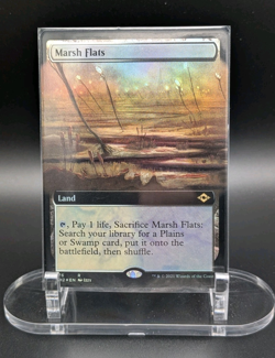 Marsh Flats #476 (Extended Art) Foil (MH2) MTG NM *Bubble Ship - Image 1