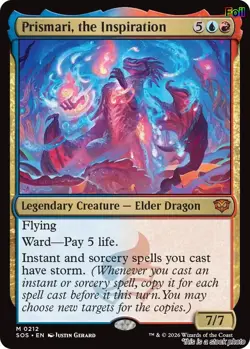 Prismari, the Inspiration [SOS - 212] - NM [Foil] TCG MTG - Image 1