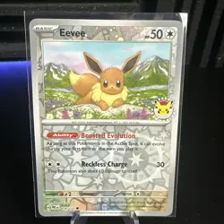 Eevee - (Pokemon Day 2025) (Reverse Cosmos Holo) 074/131 Reverse Holo - Image 1