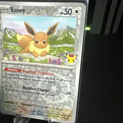 Eevee - (Pokemon Day 2025) (Reverse Cosmos Holo) 074/131 Reverse Holo - Image 3