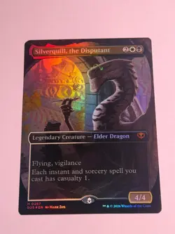 Silverquill, the Disputant (Borderless) Secrets of Strixhaven Foil - Image 1