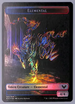 Inkling // Elemental - Foil - Double-sided Token - #4 / 2 - Strixhaven (STX) MTG - Image 2