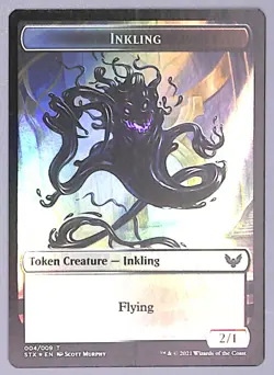 Inkling // Elemental - Foil - Double-sided Token - #4 / 2 - Strixhaven (STX) MTG - Image 3