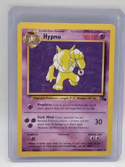 Hypno 23/62 - Non Holo Fossil Vintage 1999 WoTC Pokemon TCG - LP/MP - Image 1