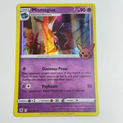 Mismagius 059/189 Rare Holo Card Trick or Trade BOOster Pokemon TCG NM - Image 1