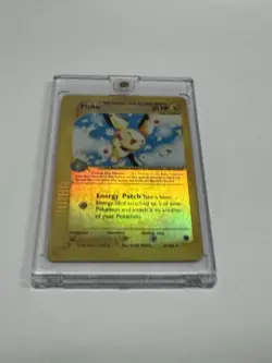 Pokemon Pichu 22/165 Expedition Base Set Reverse Holo Basic 30 HP English 2002 - Image 2