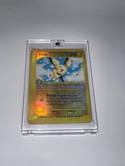 Pokemon Pichu 22/165 Expedition Base Set Reverse Holo Basic 30 HP English 2002 - Image 4