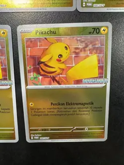 Lot of 5 Pokemon Pikachu Paradoks Andalan Promo INDONESIA Mint Condition - Image 5