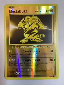 2016 Electabuzz Evolutions 41/108 Reverse HOLO Pokemon - Image 1