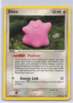 Ditto 35/113 Uncommon Delta Species Pokemon Moderately Played - Image 1