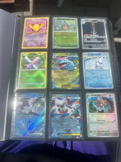 Pokemon TCG Card Lot With 396 Cards All Reverse Holo And Up + Black Bolt Binder - Image 1