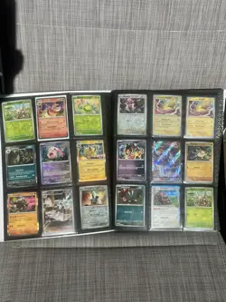 Pokemon TCG Card Lot With 396 Cards All Reverse Holo And Up + Black Bolt Binder - Image 2