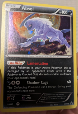 Pokemon Absol Promo Holo XY178 *LP* Blood Moon - Image 3