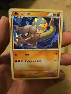 Pokemon - Hitmonlee - HGSS25 - Black Star Promo - Cracked Ice Holo - 2010 - Image 1