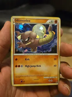 Pokemon - Hitmonlee - HGSS25 - Black Star Promo - Cracked Ice Holo - 2010 - Image 3