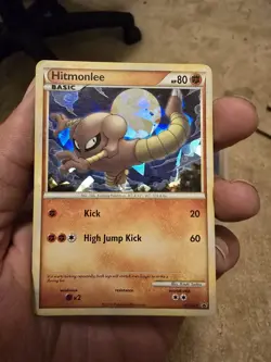 Pokemon - Hitmonlee - HGSS25 - Black Star Promo - Cracked Ice Holo - 2010 - Image 4