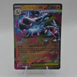 Pokemon Mega Charizard X EX 013/094 Double Rare Holo Phantasmal Flames 360 HP - Image 1