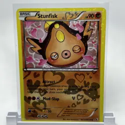 Pokemon TCG - Stunfisk RC12/RC25 Legendary Treasures Radiant Collection Holo MP - Image 1