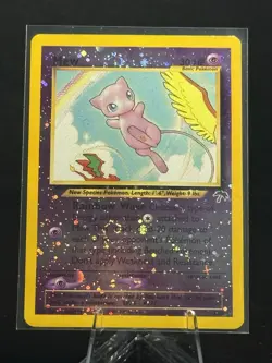 2 SWIRLS Mew 1/18 Reverse Holo 2001 Pokemon Southern Islands Promo - NM/LP - Image 1
