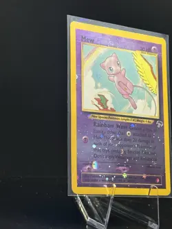 2 SWIRLS Mew 1/18 Reverse Holo 2001 Pokemon Southern Islands Promo - NM/LP - Image 3