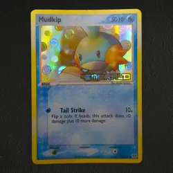 2005 Pokemon TCG Mudkip EX Emerald 56/106 Reverse Holo Foil Stamped NM/Mint - Image 1