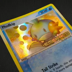 2005 Pokemon TCG Mudkip EX Emerald 56/106 Reverse Holo Foil Stamped NM/Mint - Image 2