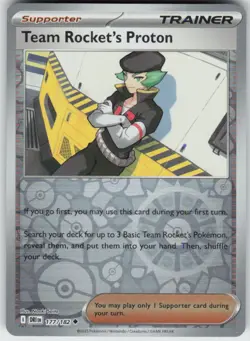 Team Rocket's Proton 208/217 ME: Ascended Heroes Pokemon Reverse Holo NM - Image 1