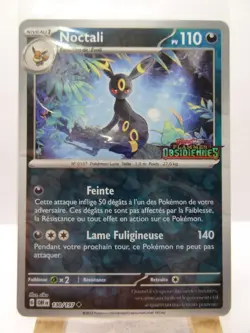 Carte Pokemon " Noctali " REVERSE PROMO 130/197 Flammes Obsidiennes SV03 NEUF FR - Image 2