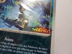 Carte Pokemon " Noctali " REVERSE PROMO 130/197 Flammes Obsidiennes SV03 NEUF FR - Image 4