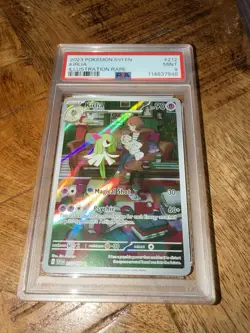 2023 POKEMON SVI EN-SCARLET & VIOLET ILLUSTRATION RARE #212 KIRLIA PSA 9 - Image 1