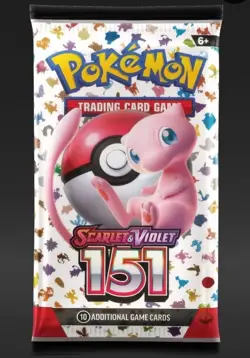 Scarlet & Violet 151 Booster Packs 1x - English Factory Sealed Pokemon 2023 - Image 1