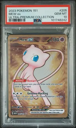 2023 POKEMON 151 ULTRA-PREM COLL #205 MEW EX PSA 10 - Image 1