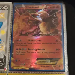 Pokemon Charizard EX 1/83 Ultra Rare Holo 180 HP Flame Cloak Burning Breath - Image 1
