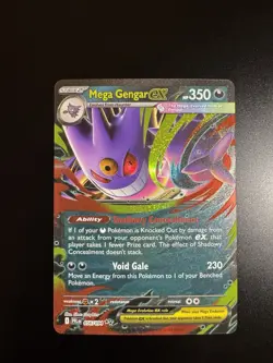 Pokemon TCG Mega Gengar EX 056/094 Double Rare Holo Phantasmal Flames - Image 1