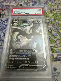 Pokemon Lugia V Alt Full Art 186/195 SWSH Silver Tempest PSA9 MINT Free Shipping - Image 1