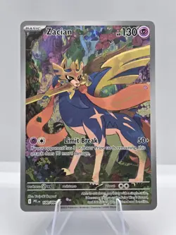 Zacian 100/094 Illustration Rare Phantasmal Flames Pokemon NM #2 - Image 1