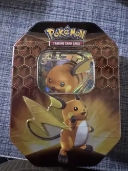 Hidden Fates Raichu Tin New and Factory Sealed Pokemon TCG 820650804816 - Image 2