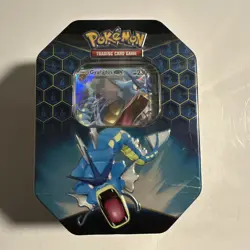 Pokemon TCG Hidden Fates Gyarados GX Tin NEW & Factory Sealed - Image 1