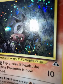 (SWIRL) HOUNDOUR 5/75 HOLO RARE NEO DISCOVERY POKEMON UNLIMITED HOLO LP - Image 2