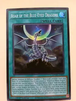 Roar of the Blue-Eyed Dragons - SDWD-EN019 - Super Rare - NM - - Image 1
